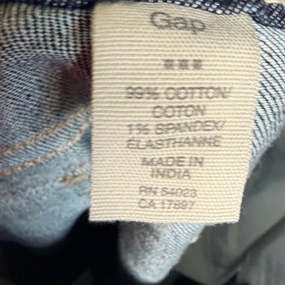 Gap Curvy Flare Jeans Dark Wash Indigo Low Rise Denim 1/25.5 - Picture 7 of 7
